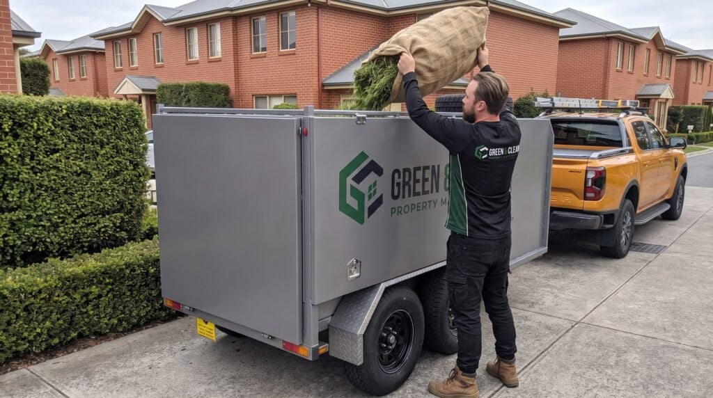 Rubbish & Green Waste Removal at an Adelaide strata property by Green and Clean